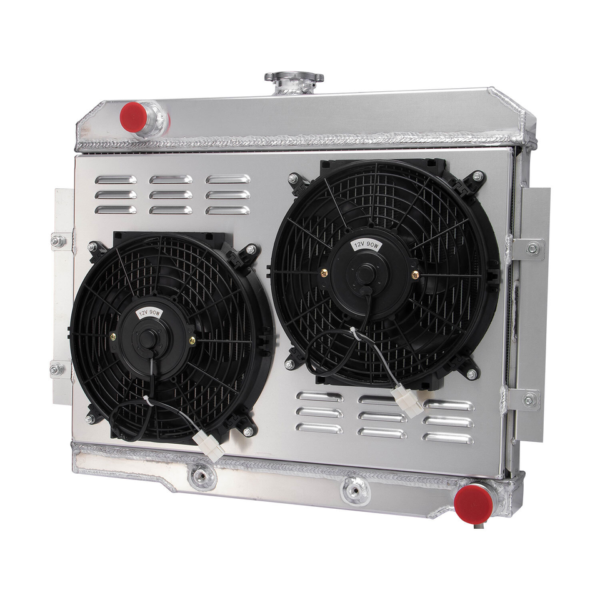 Radiador 3 Lineas Con Ventiladores Jeep CJ/CJ5/CJ7 72-86 Swap V8